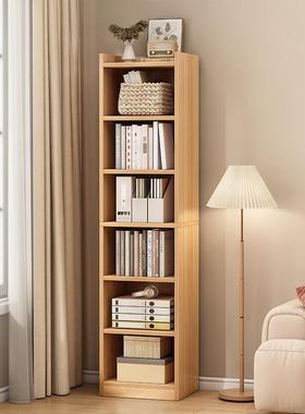 书架置物架落OVI地多层收架客窄缝家厅用纳架书子桌旁简易儿童小