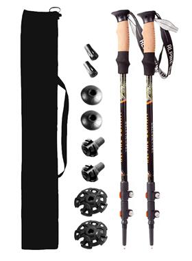 尾款登山杖HT507！7！07携5铝合金碳纤维尾款专业户外备登山设便