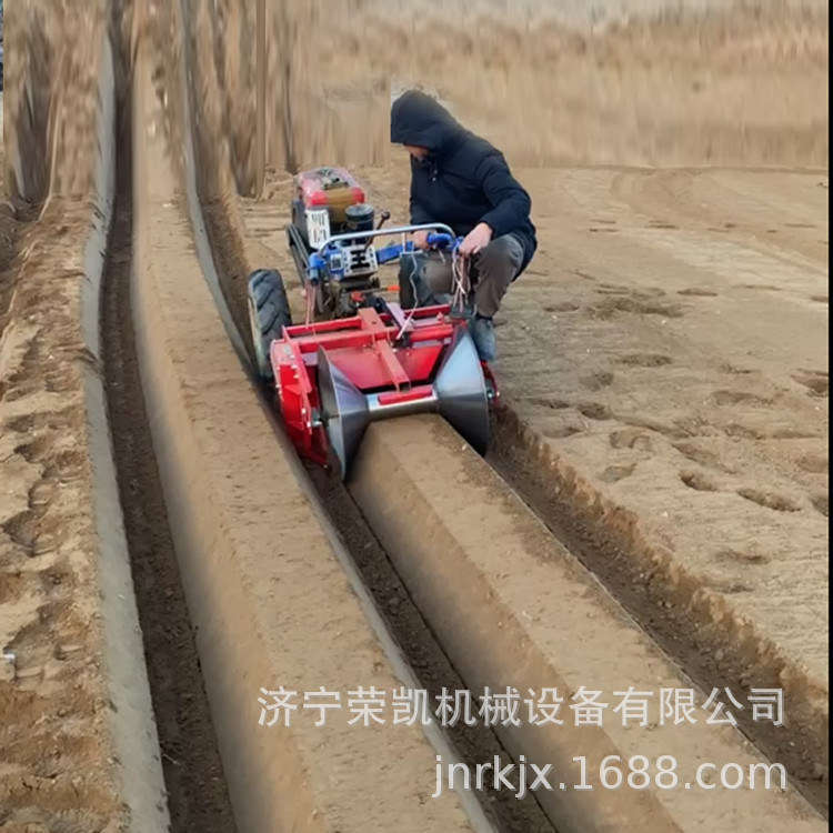 手扶配套旋耕开沟起垄机