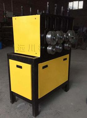 7轴打机钢盘管不锈钢管圈卷圆机呼啦圈圆DPE机自行车地锁卷圆机