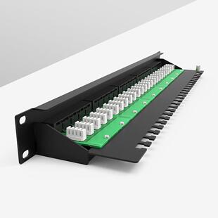 英网曼络1U25口PUT251电语音架配线话2芯4芯