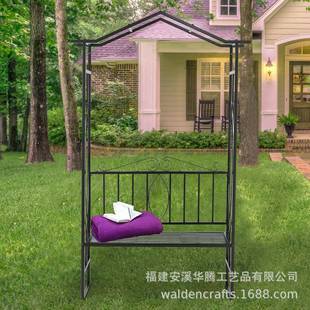 HT-K0259阳台地月庭季铁拱门花架爬藤架落户艺外院花园拱门
