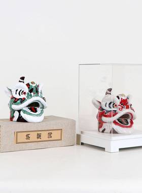 MC-TY-55新中国潮舞狮狮式醒子几头摆件树脂样板房间客厅茶电视柜