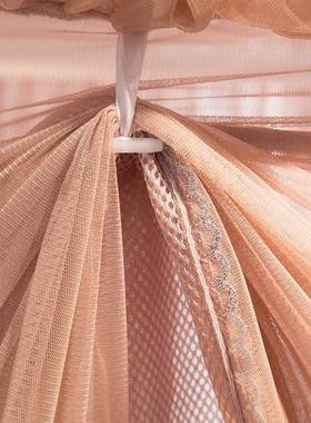 新蚊帐家用儿童防摔宝宝掉落公主厚风款支架固定LLE加粗加蒙防古