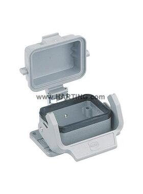 09300060302hartingHAN6B哈丁重载连接器单扣底座带防尘盖