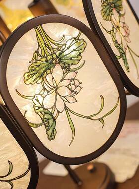 新款端宋代美学中高古美式复古南洋风中DAA式风客吊厅卧室书房铁