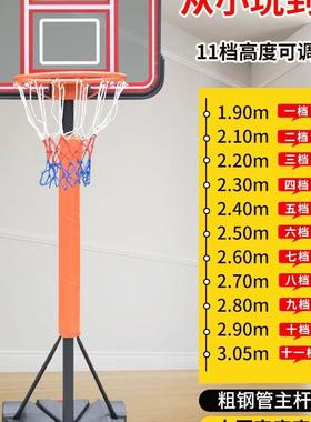 球架儿篮框童幼投儿园用可升降移动ELR篮筐室内蓝球家用篮户外球