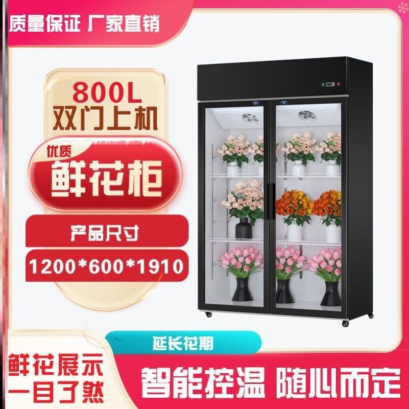 鲜花柜商用冷藏保鲜柜花店花束展示柜立式风冷冰柜网红鲜花柜立柜