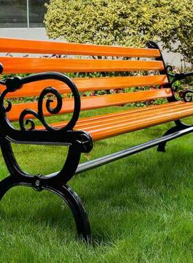 园休闲座椅户外长息椅防UTB腐木塑公木休椅区实木公共休小靠背座