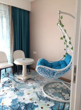 LJT8VZN30#吊小鸟吊椅秋铁千艺摇篮成人巢阳台室内藤椅枫叶篮摇椅