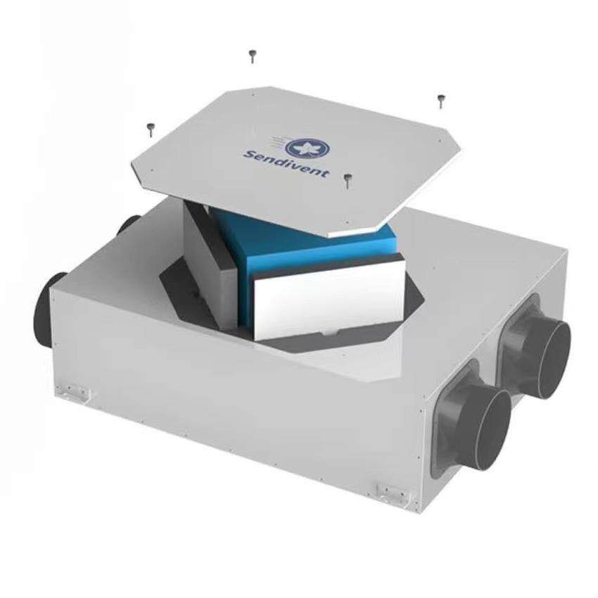 顶双向流热交换新风机吊式通风换气家换用新风系统SDB-25-A排风全