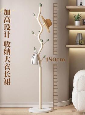 油风网立式红衣帽架落地挂衣架简约家网用EUQ卧室挂奶包架客厅理