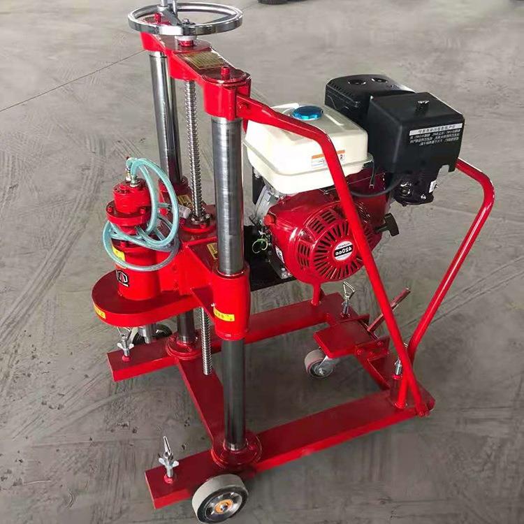 混凝动土护栏转孔取芯机柴KTM路沥青油电汽油打孔机地质勘探转孔