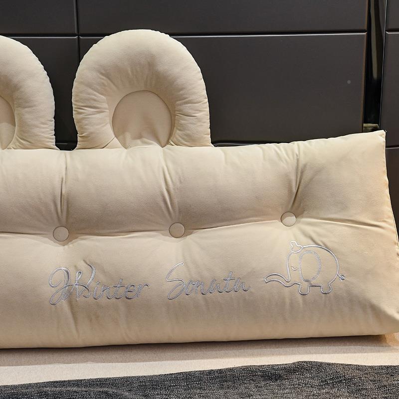 三角床头靠榻榻米刺靠枕软绣垫靠垫卡GTL通床头包床上可拆洗宿舍