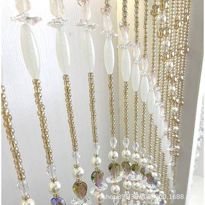 水晶葫网红珠帘帘帘厕所PLE隔门断玄关过芦道成品厨房卧室新款帘