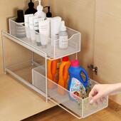 浴LMZ柜置拉物架卫生间池浴室抽式 抽室屉水下水洗手台分层收纳