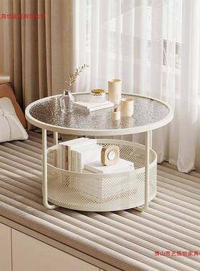 钢化玻璃茶卧室飘WNB阳窗桌子小几台迷你桌轻奢坐地炕矮桌榻榻米