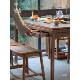 阳实木新中IJR式 台茶用岩板小户型推桌榆木泡拉茶桌椅组合