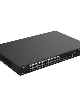 锐捷RG-NBS3G100-24T4FP-P光口上联24S口Poe交换机OKQ千兆二层网