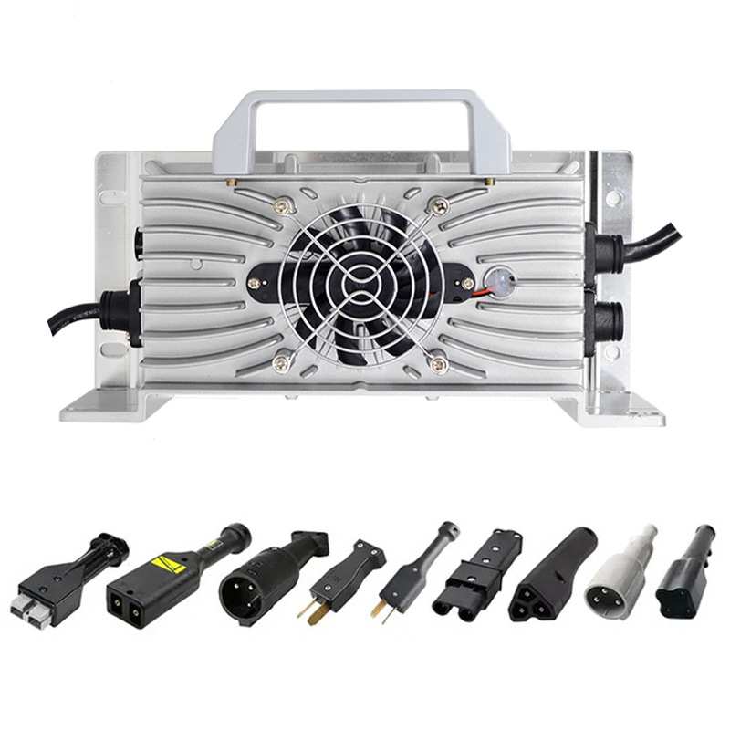 汽车电瓶充电器12V20A24V30A储能电源充电器车载防水大功率充电机