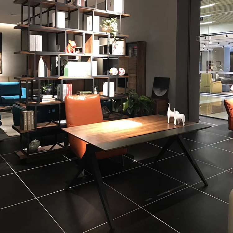 纯色工程瓷砖800x800黑色平面哑光仿古砖厨房卫生间室内防滑地砖