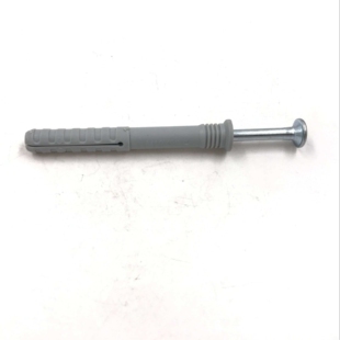 塑料膨胀螺丝敲击式膨胀钉地龙骨钉尼龙钉10X8010X100螺纹