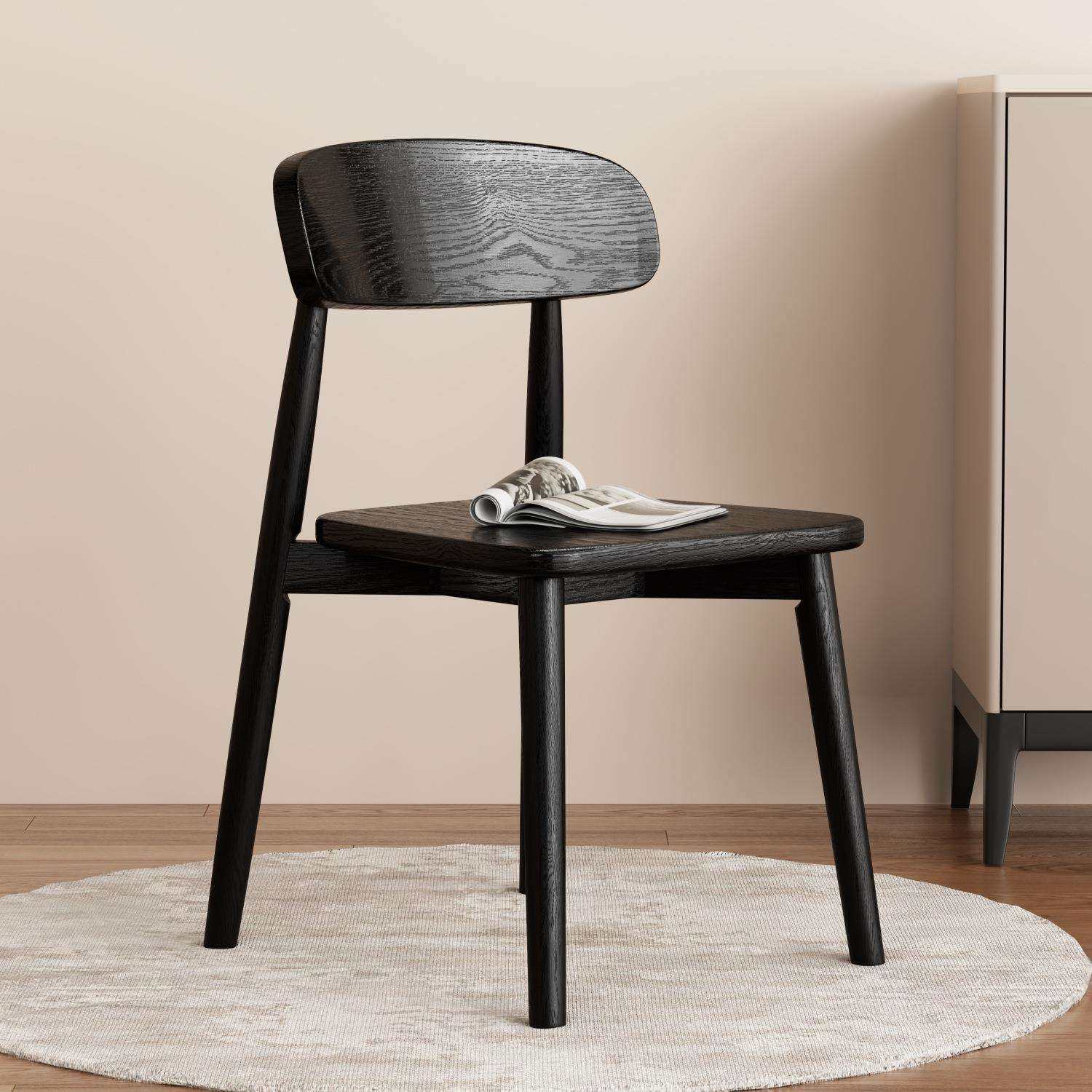 实木椅子家用餐椅现代简约木椅餐厅餐桌椅吃饭凳子轻奢黑色靠背椅,玩具/童车/益智/积木/模型,毛绒/玩偶/公仔/布艺类玩具,淘宝优惠券,粉丝福利购,淘宝优惠卷