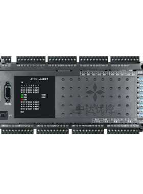 国产PLC 2路485 JT3U-64MRT-16MT-10AD-2DA 8轴 AD DA 温度