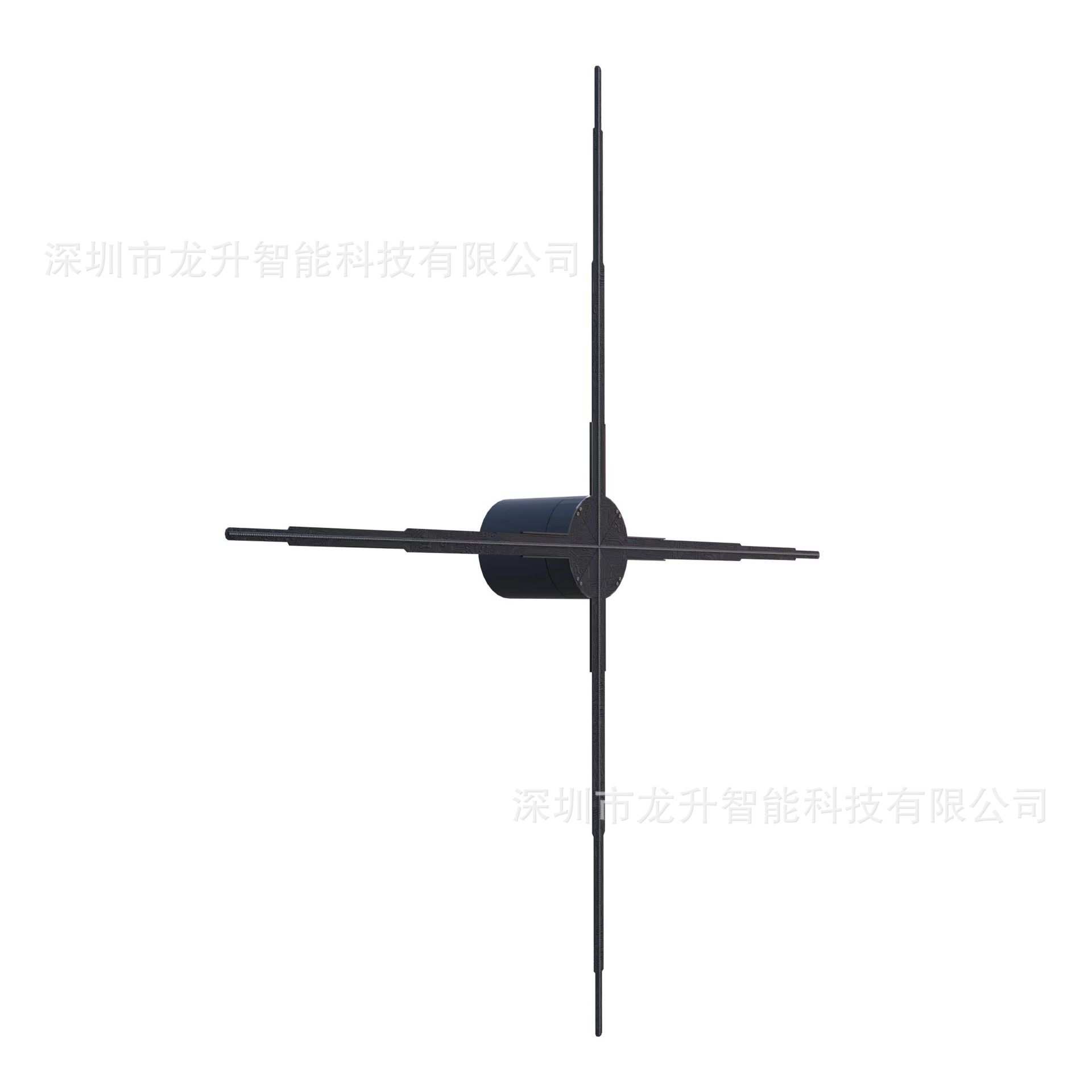 3D全息风扇广告机高清100cmHDMI实时同步传输 控制盒祼眼成像展厅