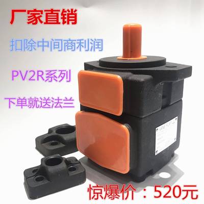 定量叶片泵PVL2PV2R2-41-F-RPV2R2-26/33/53/59/65/75-F-R油泵