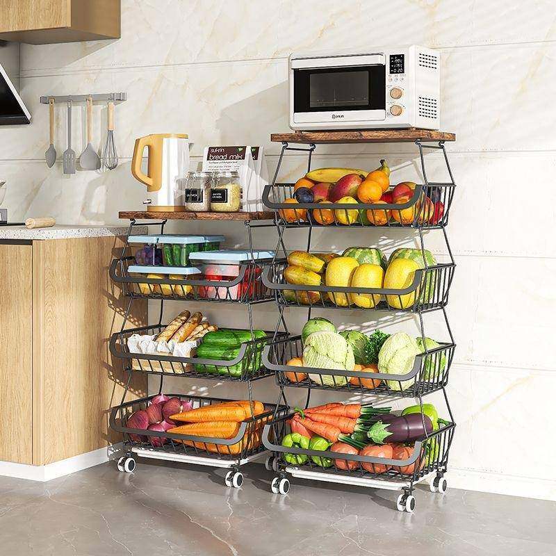 厨房置物架落地多层可移动家用小推车放蔬菜篮子菜筐玩具收纳神器,农机/农具/农膜,其它农用工具,淘宝优惠券,粉丝福利购,淘宝优惠卷