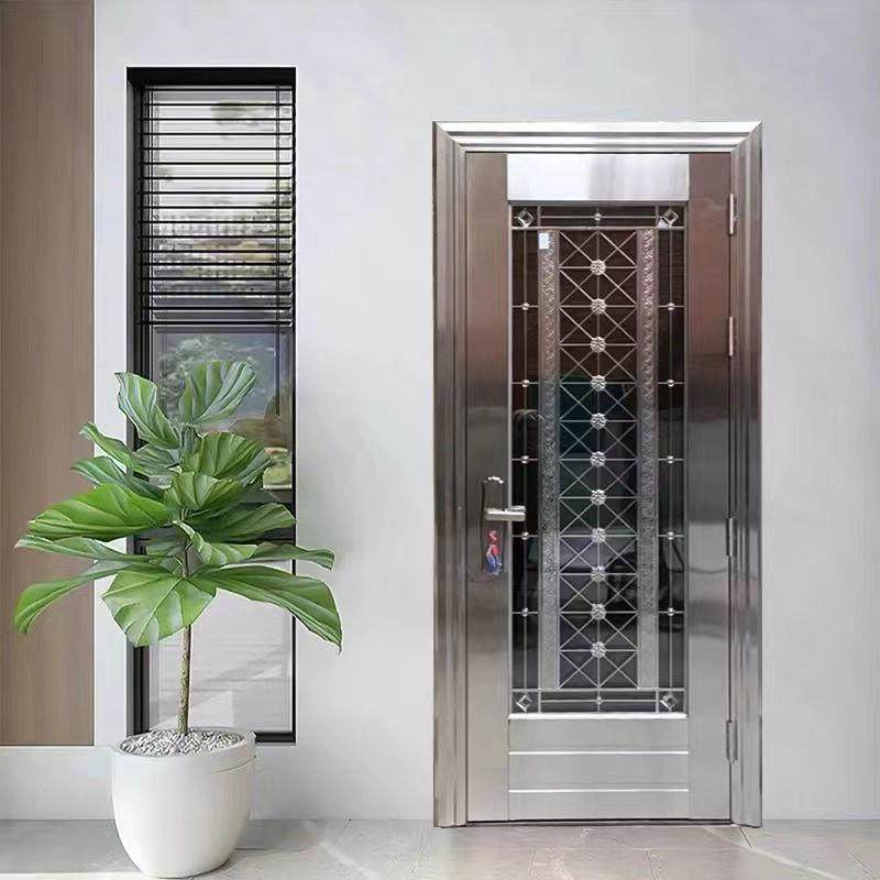 不锈钢门304不锈钢防盗门大门双开门乡村大门阳台玻璃门家用单门,节庆用品/礼品,新娘配件,淘宝优惠券,粉丝福利购,淘宝优惠卷