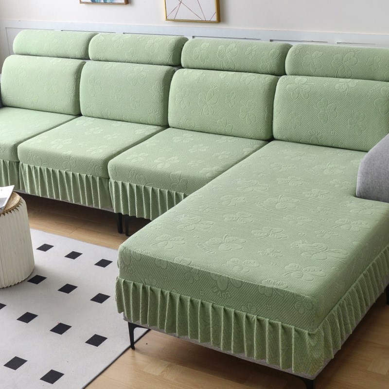 通用型u形弹力沙发套四季通用沙发盖布防猫抓加厚防滑沙发罩热销