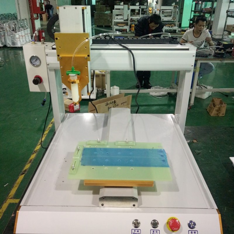 三軸30CC針筒全自动點膠機 桌面全自動點膠機