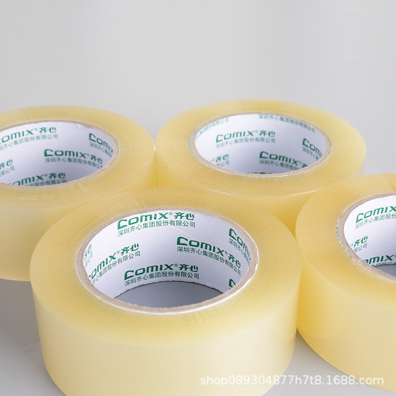 齐心 JP6015-6 封箱胶带60mm*150y*45um(6卷/筒)