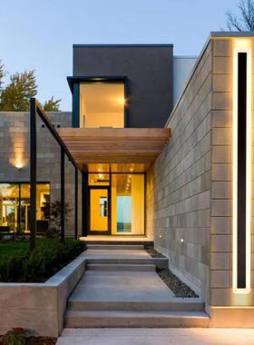 长29条壁灯户外防水现代极e简庭别墅院酒墙店外过道一字ld壁灯