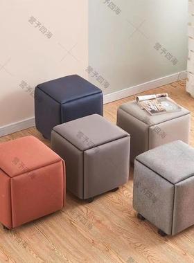 网红魔组15232合凳子家用方可叠放小矮凳时尚桌沙餐发凳简多功能