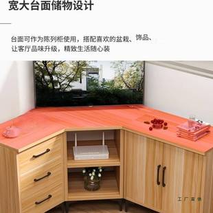 家用墙角转柜角柜农村尺寸电视拐角由大851组合自柜宽大地柜