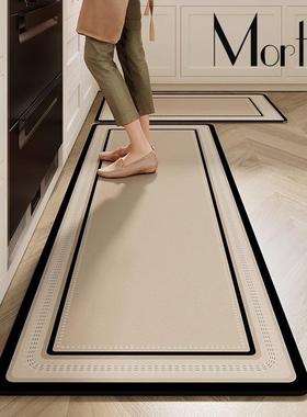硅藻泥洗可擦n德r吸油吸垫Mo免ltao1005厨房地垫耐脏a国加厚地毯i