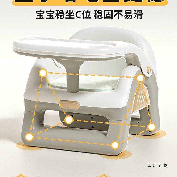 宝宝餐椅儿童子婴小子儿叫叫椅靠背椅家用座椅吃饭OZJ矮椅款餐凳