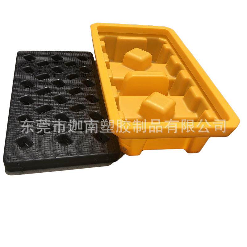 防渗防漏化塑料托盘桶接油桶防溢平台化工两学品泄漏四桶液体ETN