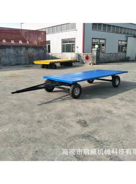 1吨平板拖车物流专用LWP实心车胎拖车雨棚牵拖车物流货物引搬运