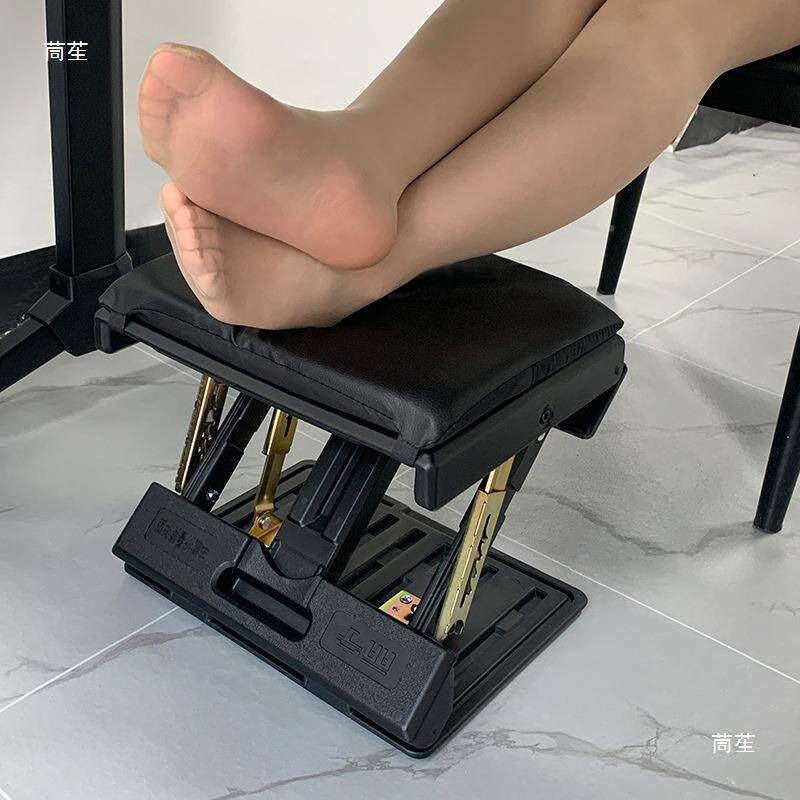汽车椅脚座JT踏板车内副驾驶排儿童腿托可折车载后叠放脚搁脚凳
