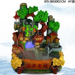 假山流落水OFA喷泉摆件客厅鱼缸池办室内生地招财阳台公装饰大型