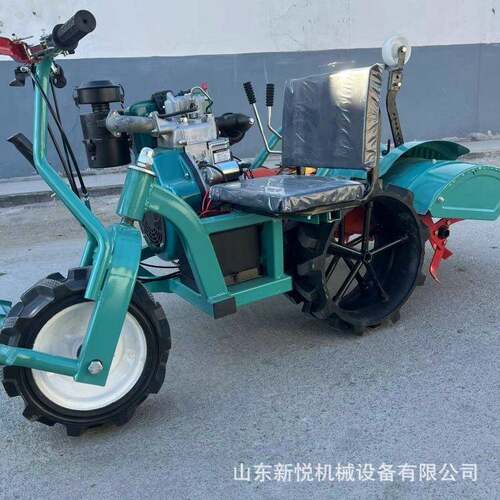 2沟马力驱微耕机三轮乘四坐式旋耕BKL除草机果园施肥0开回填机