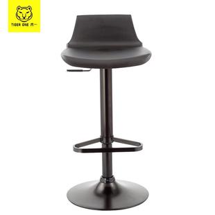 虎一办公家具接待椅高吧升台降椅子洽谈台会客高脚椅子公椅前接待