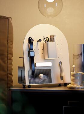 中古玄匙关置入MFS-LX22物架户风进门钥纸巾收纳盒创意摆件桌面收