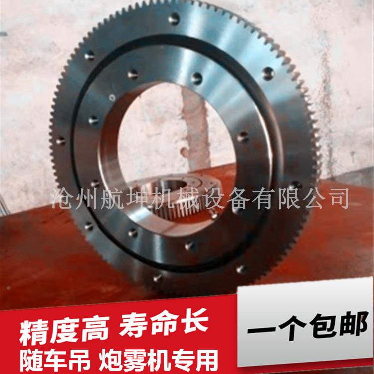无齿回转车支承轴承机械臂底座转盘轴承NTV小支型回吊转撑小齿轮