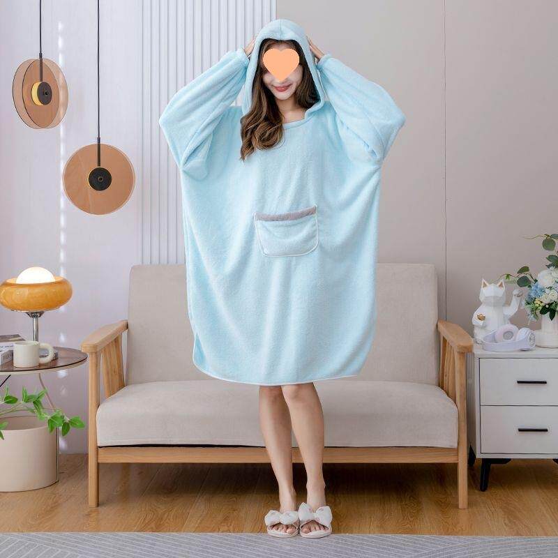 带浴袍成洗澡浴巾家10010300用号吸水速干宽松大可人穿浴衣女帽加