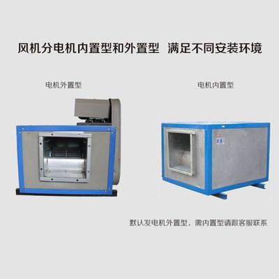 洲九机低噪声柜式离心YXF风机箱3风80V厨房管道工风业箱式抽机新